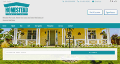 Desktop Screenshot of homesteadrealtyinc.com